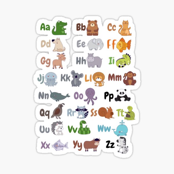 Item preview, ABC: Animal Alphabet  designed and sold by Belcordi.