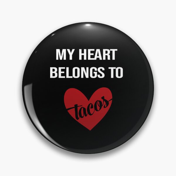 Item preview, My heart belongs to tacos valentines day taco lover v-day vday gift funny gift,valentine  designed and sold by illustramanshop.