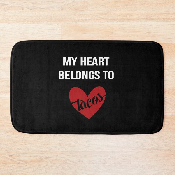 Item preview, My heart belongs to tacos valentines day taco lover v-day vday gift funny gift,valentine  designed and sold by illustramanshop.