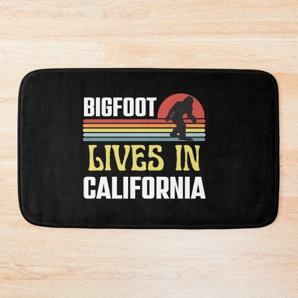 Item preview, Bigfoot Lives In California Sasquatch Is Real Retro Bigfoot designed and sold by RGRamsey.