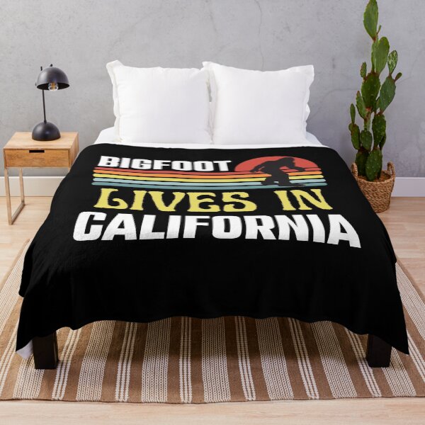 Item preview, Bigfoot Lives In California Sasquatch Is Real Retro Bigfoot designed and sold by RGRamsey.