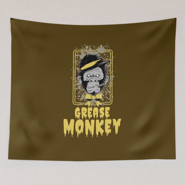 Item preview, Grease Monkey Marijuana Weed Strain  Stoner Ape 420 Design designed and sold by YomeHayin.