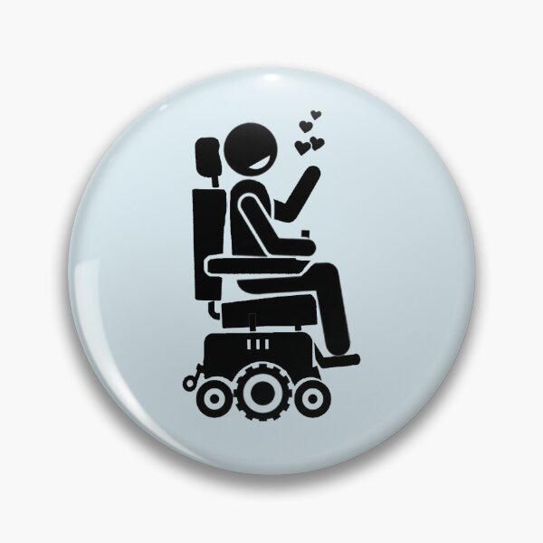 Item preview, powerchair boy smile hearts love kiss disabled pride boyfriend birthday anniversary gift designed and sold by yugiohcerealbox.