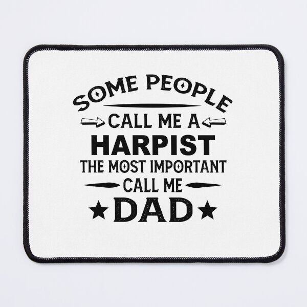 Item preview, harpist Father Dad T-shirt gift for father's Day harpist Dad Father's Day, harpist Dad Hudband Christmas Gift designed and sold by xlnv.