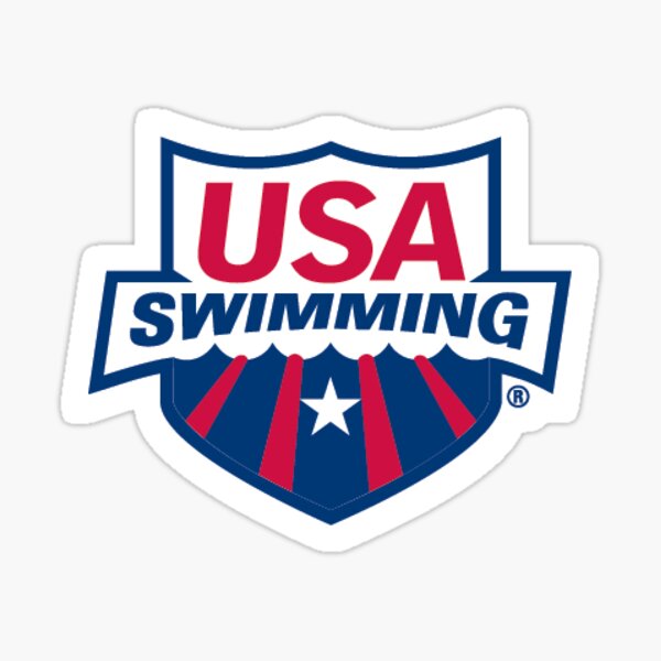 USA swiming Sticker