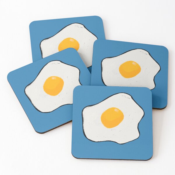 Item preview, Simple fried egg design designed and sold by studiousmage.