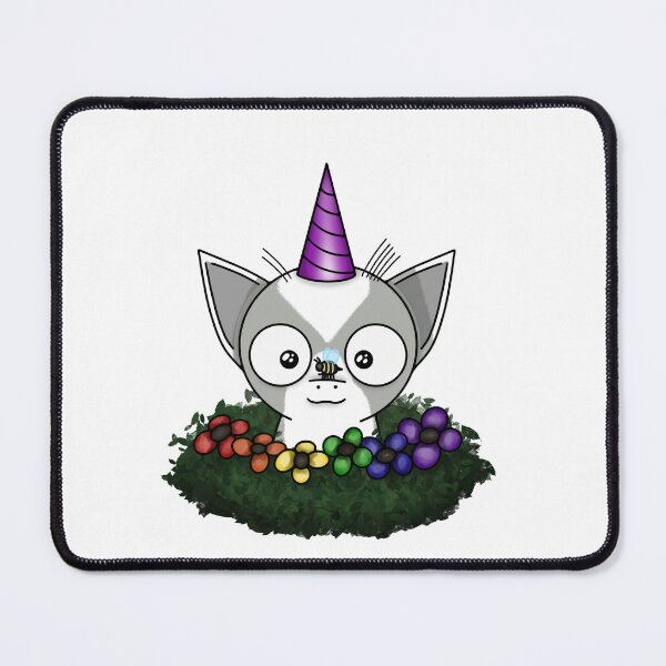 Item preview, GraySexual Pride Unicorn with bee! designed and sold by Bill Bill The Unicorn.