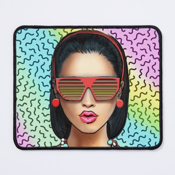 Item preview, Retro Lady Pastel Background designed and sold by TotallyRetroArt.