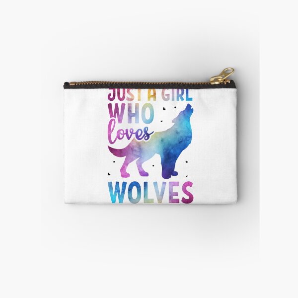 Item preview, Just A Girl Who Loves Wolves Watercolor Cute Animal Lovers designed and sold by Best Designer.