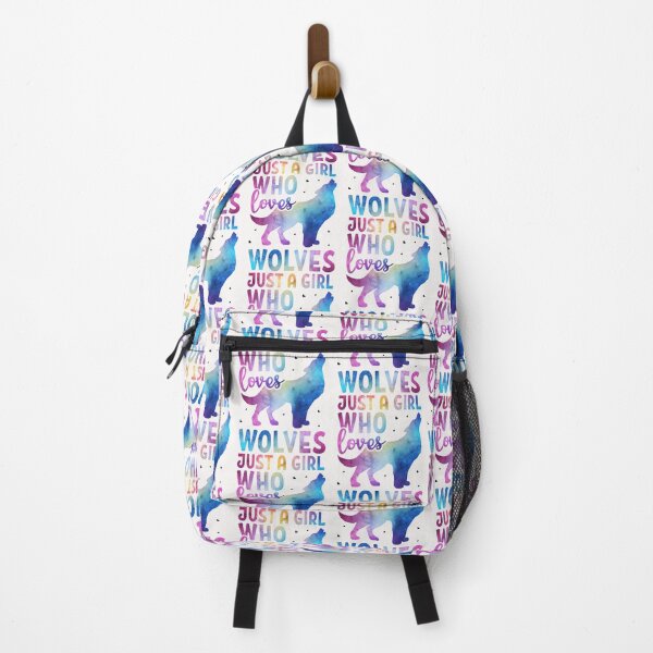 Item preview, Just A Girl Who Loves Wolves Watercolor Cute Animal Lovers designed and sold by Best Designer.
