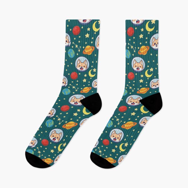 Item preview, Dogs In Space Green designed and sold by ChiweenieHobbit.