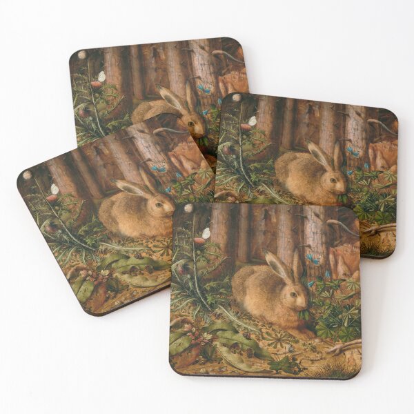 Item preview, A Hare in the Forest | Hans Hoffmann | 1585 Renaissance Bunny Rabbit Art designed and sold by CJET.
