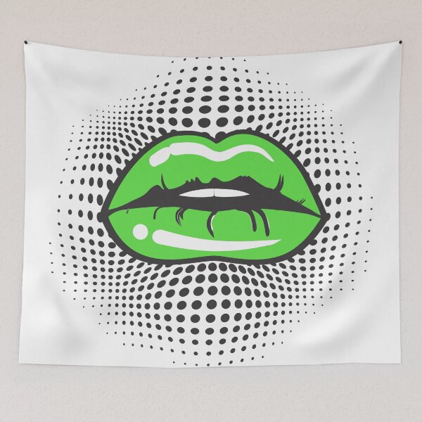 Item preview, Green Lips designed and sold by FFDoodles.