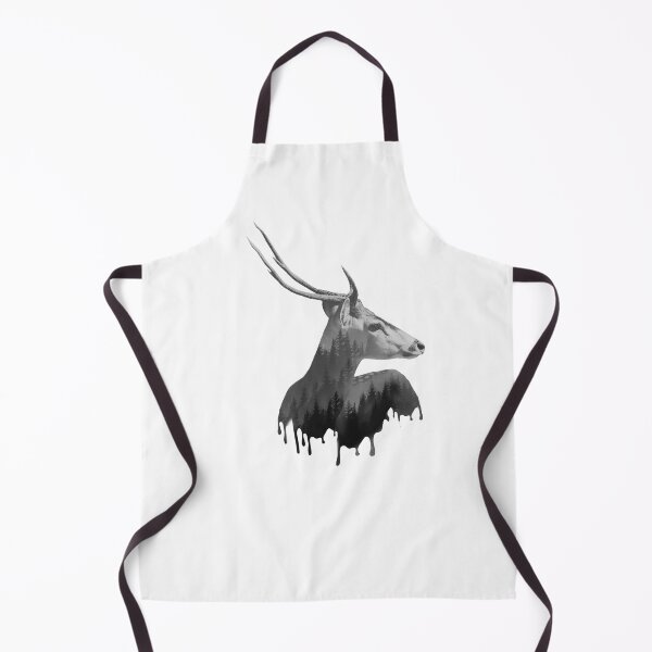Item preview, abstract deer unique design designed and sold by ApurwaArtShop.