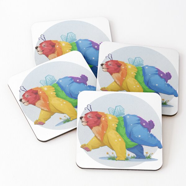 Item preview, Rainbow Bear designed and sold by Aled Thompson Art.