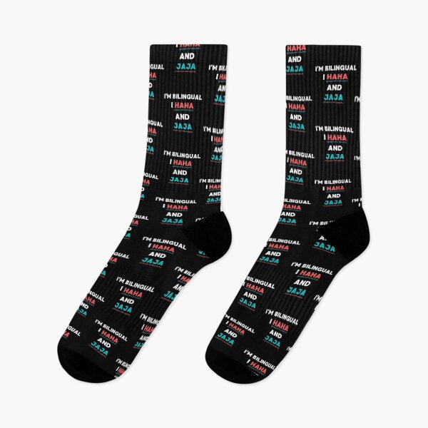 Item preview, FUNNY JOKE I'M BILINGUAL I HAHA AND JAJA designed and sold by appareltolove.