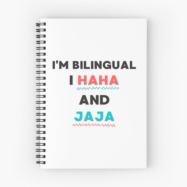 Item preview, FUNNY JOKE I'M BILINGUAL I HAHA AND JAJA designed and sold by appareltolove.