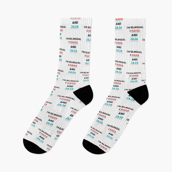Item preview, FUNNY JOKE I'M BILINGUAL I HAHA AND JAJA designed and sold by appareltolove.