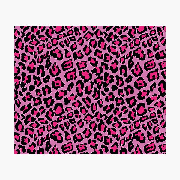 Hot Pink Leopard Print  Photographic Print for Sale by newburyboutique