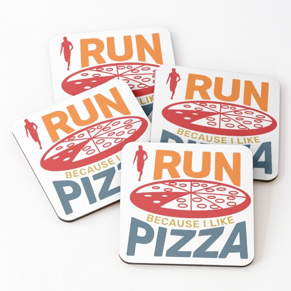 Item preview, I Run Because I Like Pizza designed and sold by Boomroom.