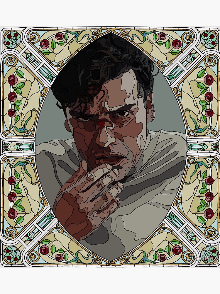 "Stain Glass Inspired Jake Lockley" Sticker for Sale by cadela Redbubble