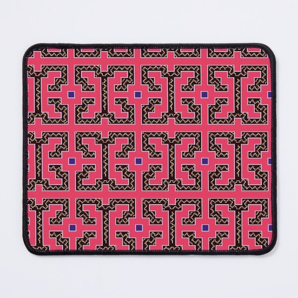 Item preview, Shipibo Conibo Red Peru Jungle Pattern Tribal Design designed and sold by Art-and-Archaeo.