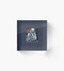 Lewis Hamilton Art - Greg Tillett Acrylic Block
