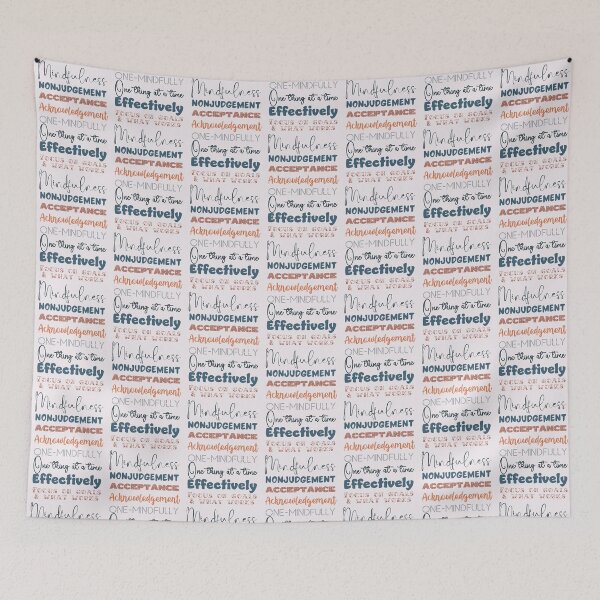 Item preview, Mindfulness. Nonjudgement, Acceptance and Acknowledgement, One mindfully, Effectively. designed and sold by Orianah.