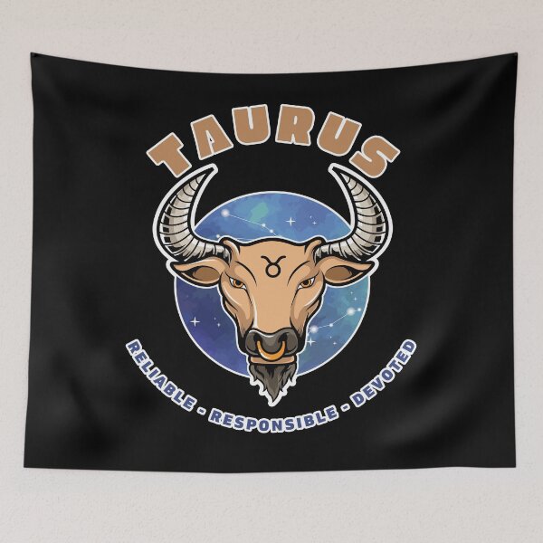 Item preview, Taurus - The Bull - The Second Zodiac Sign - Astrological Sign designed and sold by P2CPOD.