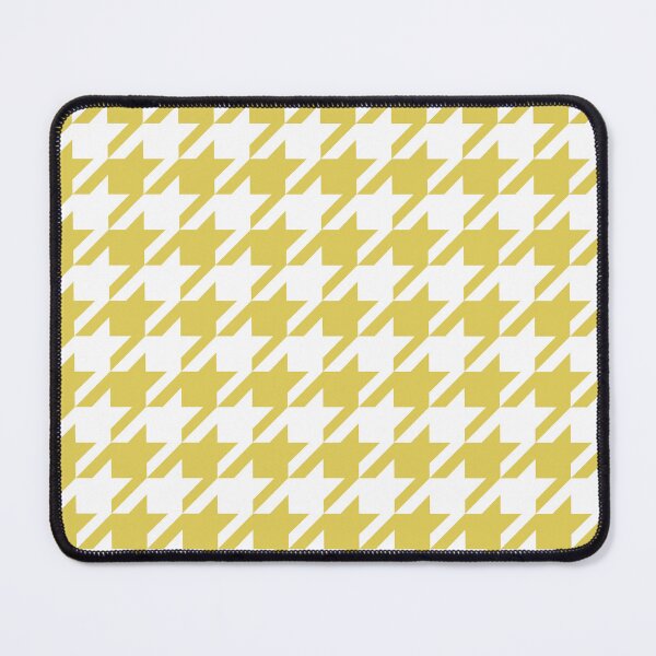Item preview, Yellow Houndstooth Classic Pattern Design designed and sold by Art-and-Archaeo.