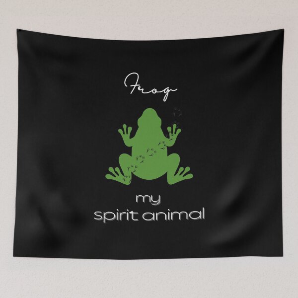 Item preview, Frog totem spirit animal Framed Print designed and sold by MagicWolfStar.