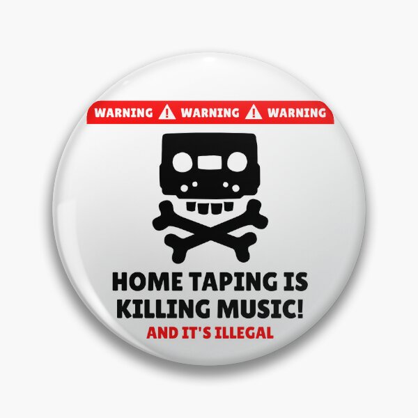 Item preview, Home Taping is Killing Music, And It's Illegal designed and sold by tapeisdamessage.