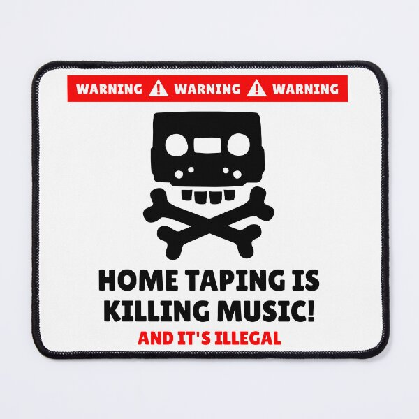 Item preview, Home Taping is Killing Music, And It's Illegal designed and sold by tapeisdamessage.