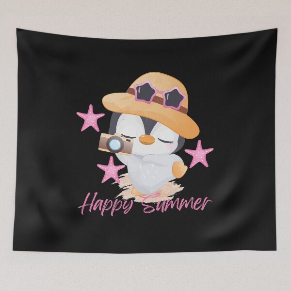 Item preview, Cute Summer Penguin designed and sold by HappyLifeCreate.