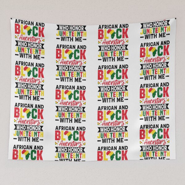 Item preview, African Adn Black Anestors Who Honor Juneteenth The Patriots Blood is the seed of Freedom Tree America Flag Happy Life Apparel Essential Motivation Inspiration Joy Mood designed and sold by DesignByHeartUK.