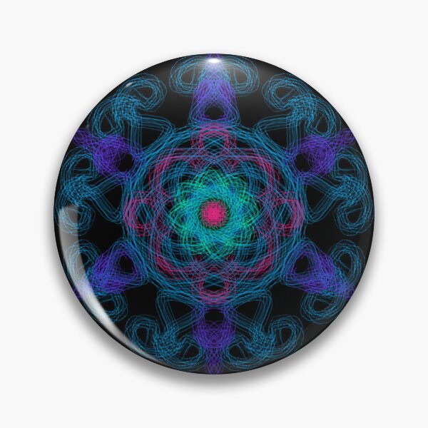 Item preview, Wispy Psychedelic Kaleidoscope Flower designed and sold by SeraWing.