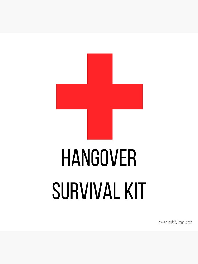 Vintage Floral Wedding Day Survival Kit Gift Hangover Emergency