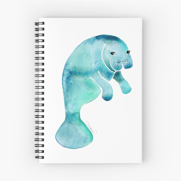 Item preview, Manatee 1 - Aqua - 1Sea Cow designed and sold by Barbara Abbatiello.