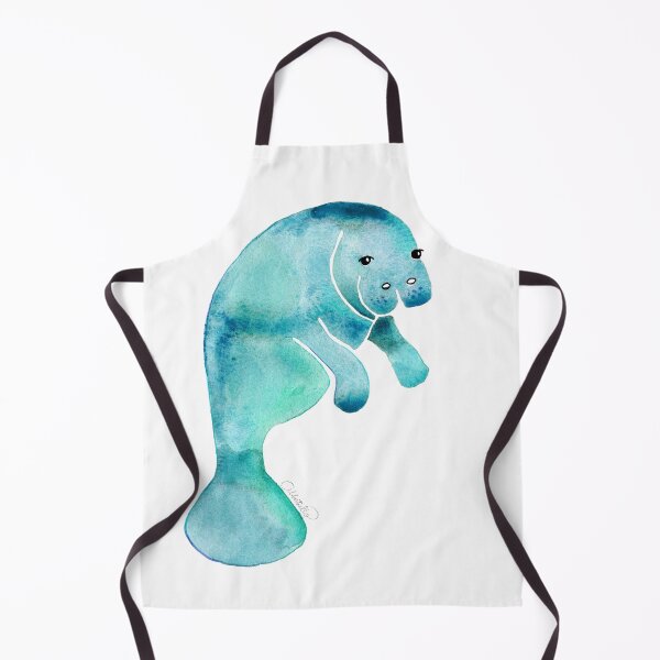 Item preview, Manatee 1 - Aqua - 1Sea Cow designed and sold by Barbara Abbatiello.