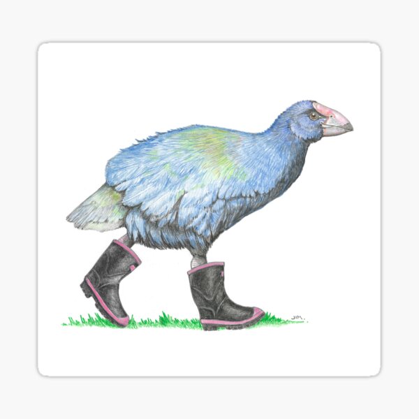 Item preview, Takahe in Gumboots designed and sold by JimsBirds.