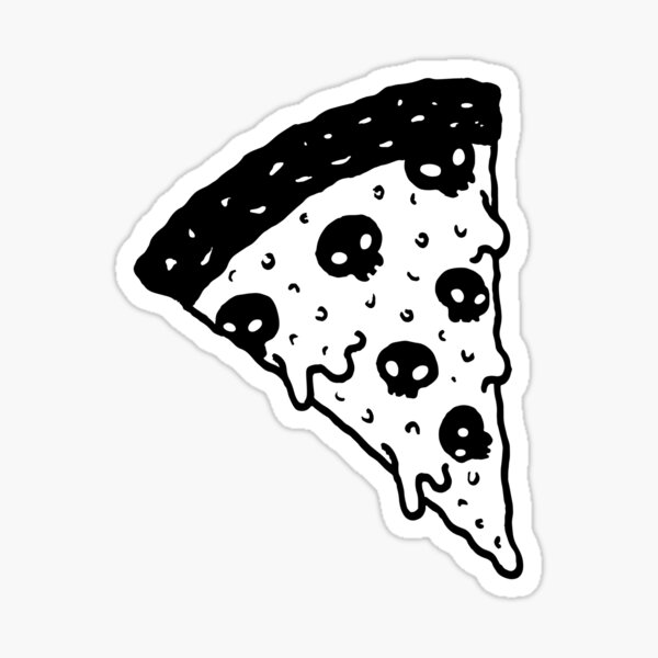 Death by Pizza Sticker