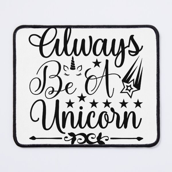 Item preview, Always Be a Unicorn Fun Summer Unicorn Pony Funny Love Valentine Summer Gift Art Design Happy Life Apparel Essential Motivation Inspiration Joy Mood designed and sold by DesignByHeartUK.
