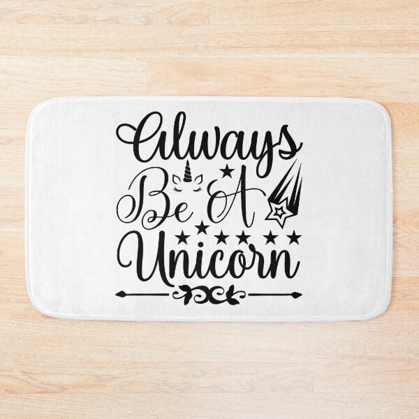 Item preview, Always Be a Unicorn Fun Summer Unicorn Pony Funny Love Valentine Summer Gift Art Design Happy Life Apparel Essential Motivation Inspiration Joy Mood  designed and sold by DesignByHeartUK.