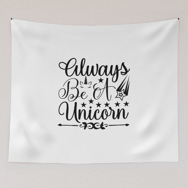 Item preview, Always Be a Unicorn Fun Summer Unicorn Pony Funny Love Valentine Summer Gift Art Design Happy Life Apparel Essential Motivation Inspiration Joy Mood  designed and sold by DesignByHeartUK.