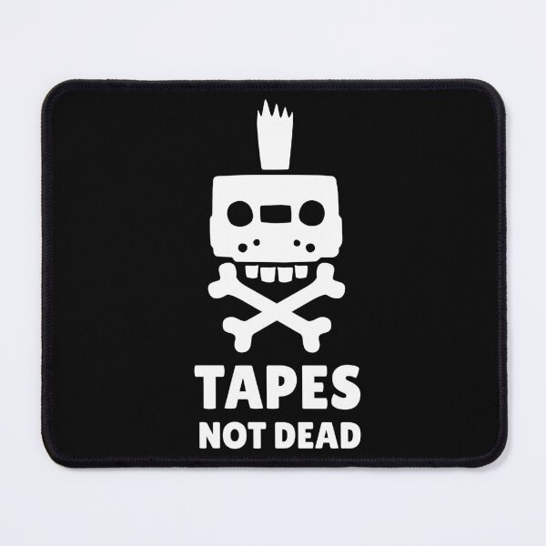 Item preview, Tapes Not Dead - Funny Cassette Tape Punk Skull designed and sold by tapeisdamessage.