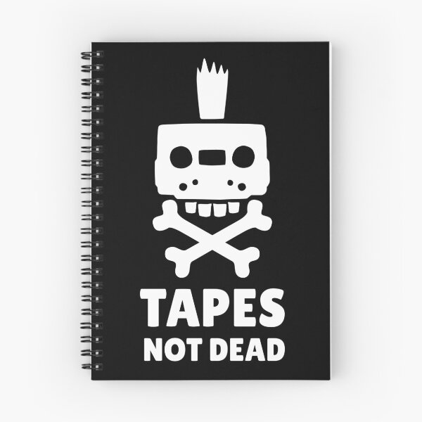 Item preview, Tapes Not Dead - Funny Cassette Tape Punk Skull designed and sold by tapeisdamessage.