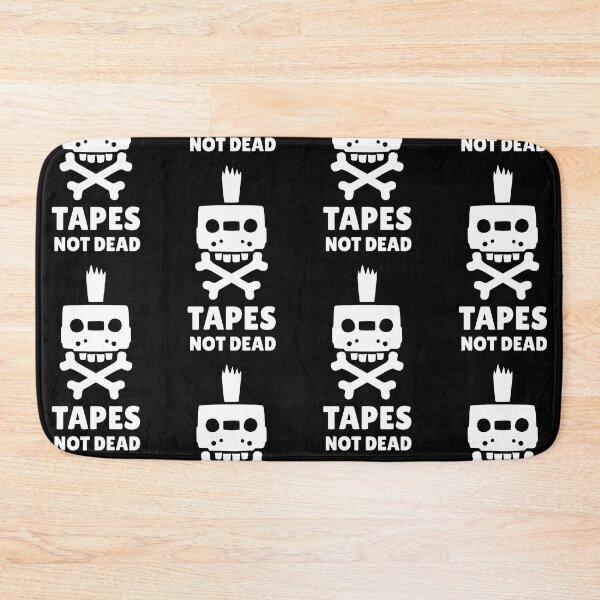 Item preview, Tapes Not Dead - Funny Cassette Tape Punk Skull designed and sold by tapeisdamessage.