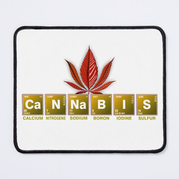 Item preview, periodic table cannabis designed and sold by CannaGranny™ .