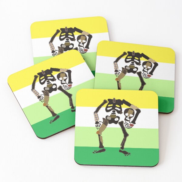 Item preview, Gender Neutral Pride - Decapitated Skeleton Flag designed and sold by BeccaPaintmore.