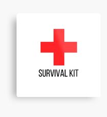 Survival Kit Metal Print